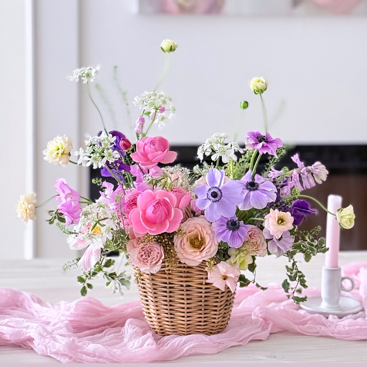 Spring Flower Basket