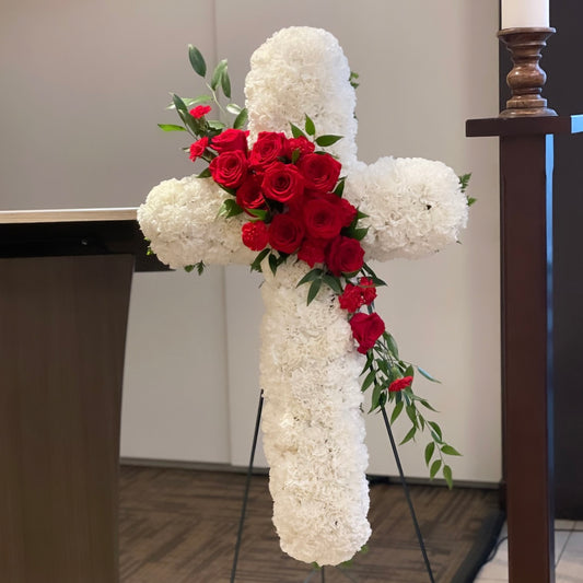 Cross Standing Spray