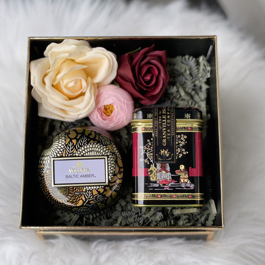 Tea & Blossom Candle Box